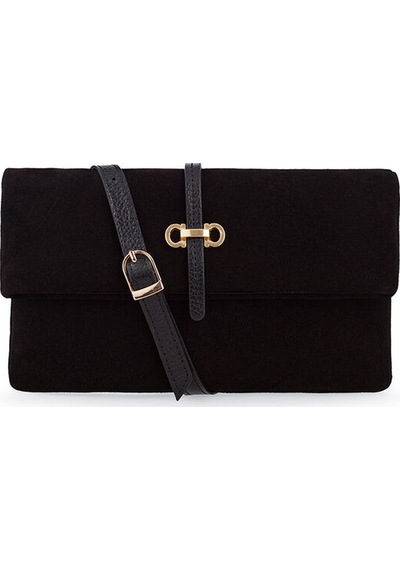 Bilik Deri Exclusive Siyah Kadın Portföy & Clutch Çanta Blm P-02-sü Siyah