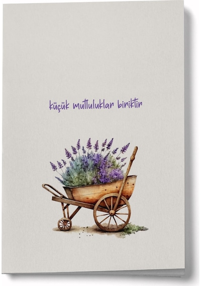 Küçük Mutluluklar Biriktir Mini Defter Çok Renkli