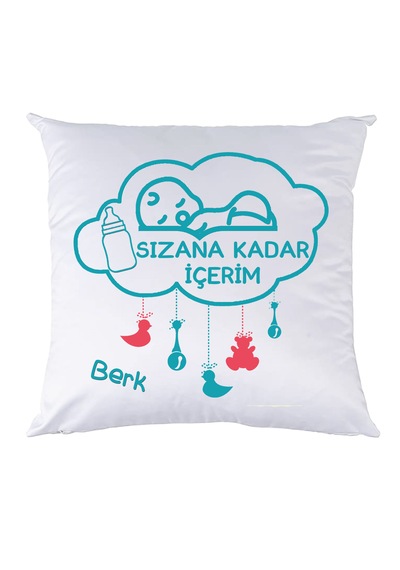 Biresimden-Hediye Sızana Kadar Içerim Erkek Bebek Hediyesi Yastık