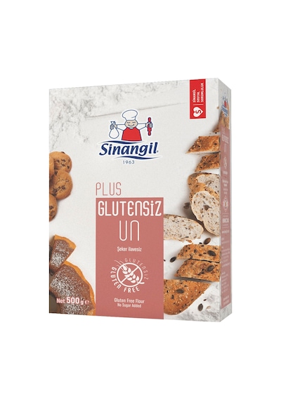 Sinangil Glutensiz Plus Un 500 Gr 4 Lü