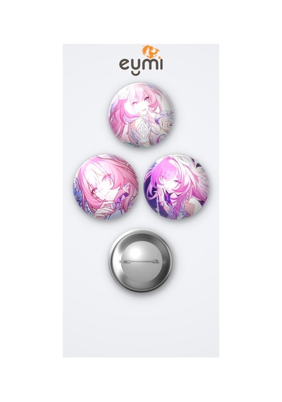 Honkai Star Rail Oyunu Cyrene Oyun 3'lü Metal Rozet Seti 58mm İğneli Buton Çanta Yaka Rozeti Çok Renkli