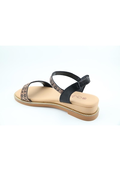 Guja 25y346-3 Ortopedik Siyah Kadın Sandalet Siyah