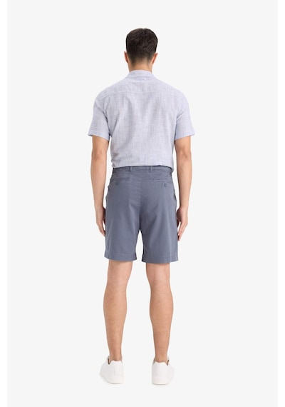 Defacto Regular Fit Dokulu Bermuda E2234ax25smın269 İndigo
