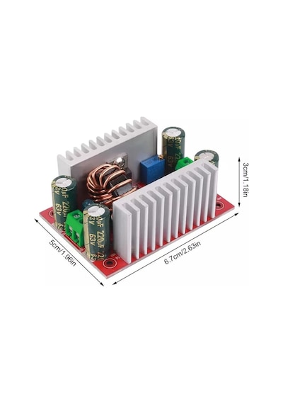 400w Dc-dc Yüksek Güç Sabit Akım Voltaj Boost Led Sürücü Modül