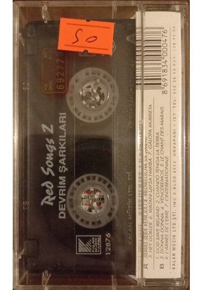 Plak Değildir Kaset Tir Red Songs 2 Dünya Devrim Şarkıları Kase
