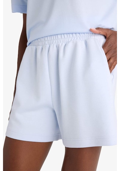DeFactoFit Standart Fit Kısa Paça Sporcu Modal Şort C0467AX25SMBE337 Mavi