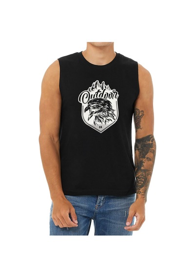 Bluu Outdooreagle Kolsuz Sporcu T-shirt Tank Top Spor Atlet