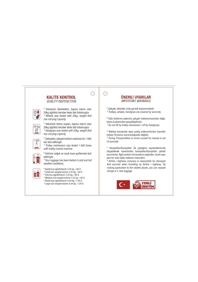 Abs Kabin Orta Büyük Ve Makyaj Boy 4'lü Travel Valiz Bavul Seti 001