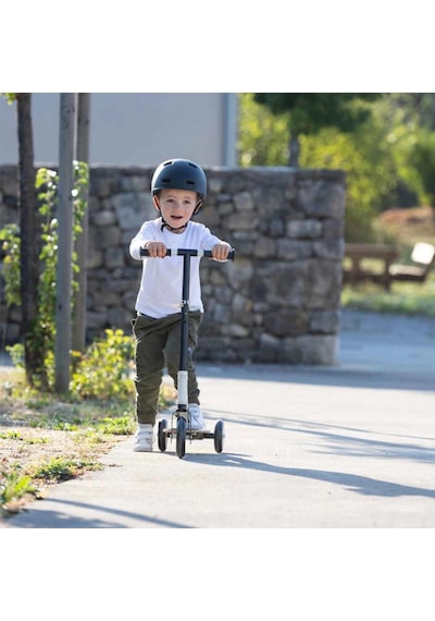 Ahşap 3w Katlanabilir Scooter 7600750908 Siyah