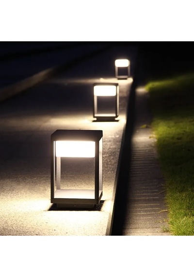 Forlife 60 Watt Solar Alüminyum Bollard Aydınlatma Armatürü Fl-3301