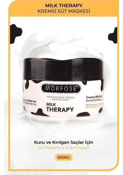 Milk Therapy Saç Maskesi 500 Ml - Besleyici, Koruyucu Etki