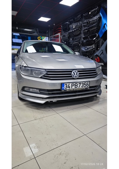 Vw Passat B8 2015-2019 Abt Ön Tampon Eki Karlık Plastik Boyasız