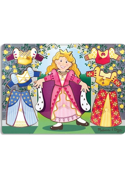 Melissa&Doug Ahşap Değiş Tokuş Yapboz Prenses