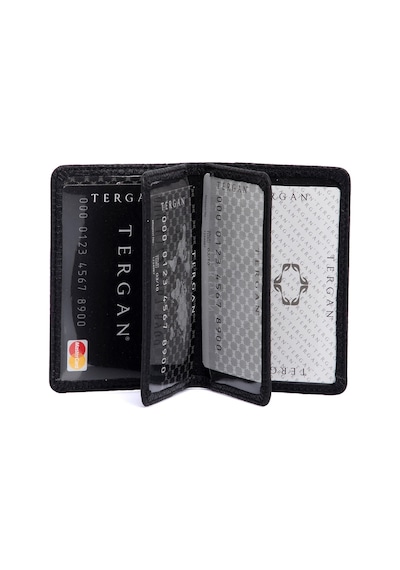 Tergan Siyah Deri Unisex Kredi Kartlık 01601A41