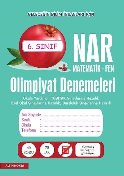 Altın Nokta Yayınları 6. Sınıf Matematik Olimpiyatlarına Hazırlık Seti 2 Kitap
