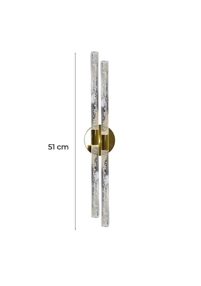 Bubblelight Dubble Large Şık Ve Zarif Modern Led Duvar Aplik Gold