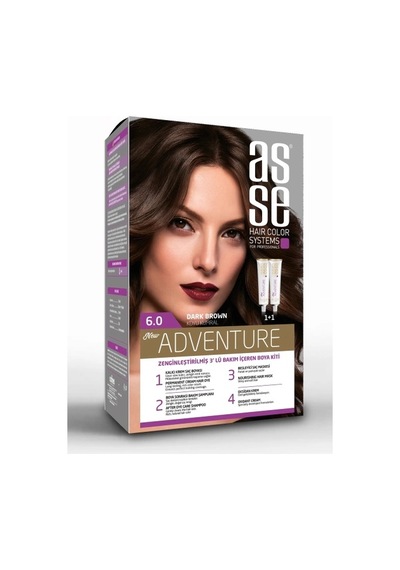 Asse Adventure Saç Boyası 6.0 Koyu Kumral