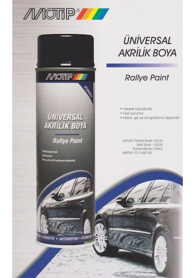 Motip Parlak Beyaz Üniversal Akrilik Sprey Boya 500 ML