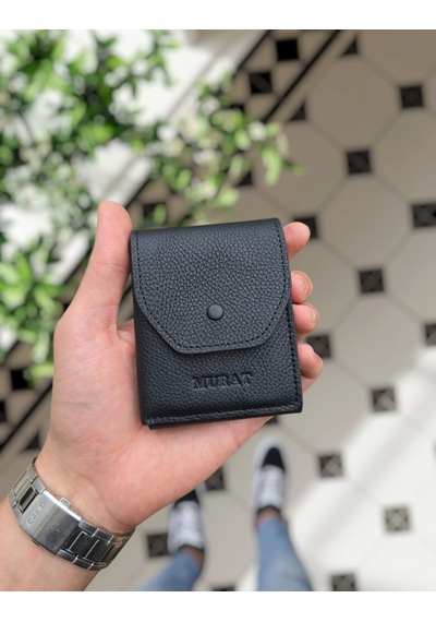 Visso 571 Hakiki Deri Efsane Trend Model Çok Para Konan Cüzdan Unisex Kartlık Çıtçıtlı En Çok Tercih Edilen Model Siyah Renk