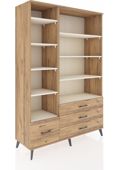 Hyperion Dolap 9 Raflı 4 Çekmeceli 132x44x195 Çam-aytaşı/çam Aytası/atlas Çam - Atlas Çam Hyperion Dolap 9 Raflı 4 Çekmeceli 132x44x195 Çam-aytaşı/çam Aytası/atlas Çam - Atlas Çam