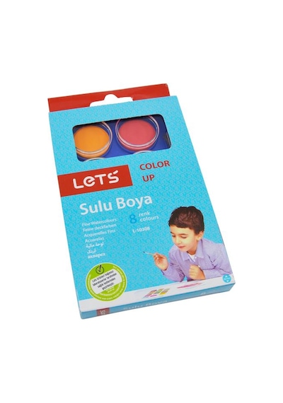 Lets 8 Renk Sulu Boya