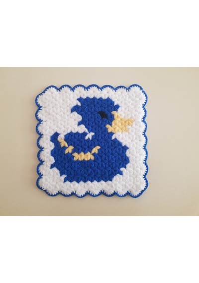 Banyo Bebek El Örmesi Çirkin Ördek Desenli Takım Renkler