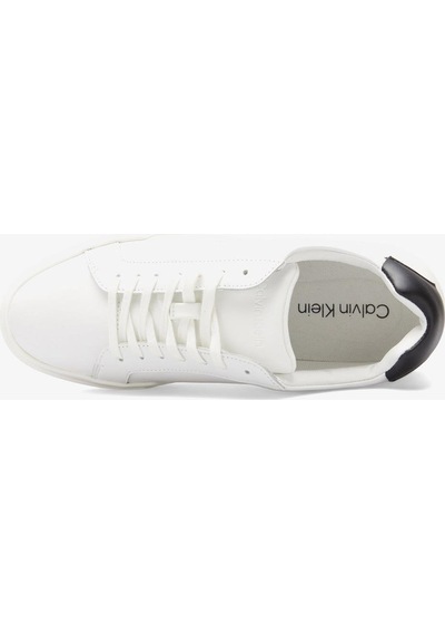 Calvin Klein Chunky Cupsole Lace Up Erkek Beyaz Sneaker-13291 Beyaz