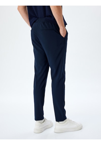 Koton Slim Fit Cep Detaylı Viskon Karışımlı Beli Bağcıklı Pantolon Lacivert 5sam40031hw Lacivert Koton Slim Fit Cep Detaylı Viskon Karışımlı Beli Bağcıklı Pantolon Lacivert 5sam40031hw Lacivert