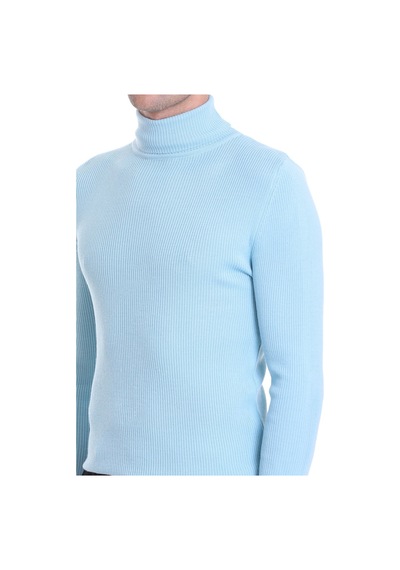 Hatemoğlu Mavi Slim Fit Fitilli Balıkçı Yaka Yünlü Triko Kazak 34232023a01 Mavi Hatemoğlu Mavi Slim Fit Fitilli Balıkçı Yaka Yünlü Triko Kazak 34232023a01 Mavi