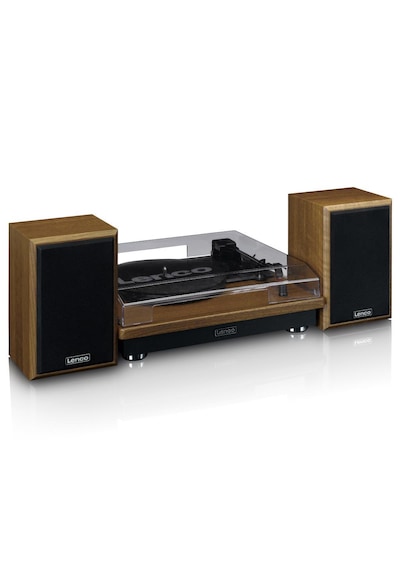 Lenco Ls-100 Wd Bluetoothlu Hoparlörlü Ahşap Pikap Plak Çalar