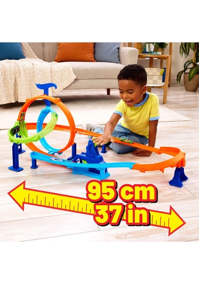 Jhk73 Hot Wheels Hızlı Fırlatma Kasırgası Oyun Seti Çok Renkli