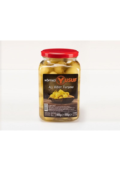 Köfteci Yusuf Acı Biber Turşusu 900 G
