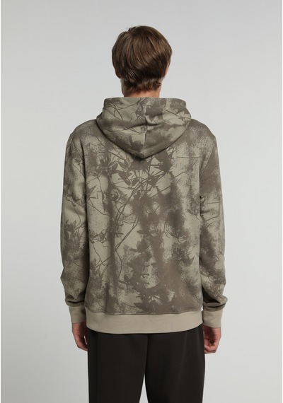 Colin's Colins Regular Fit Kapüşonlu Baskılı Erkek Yeşil Sweatshirt Cl1082541 Q1.v2 Lkh Açık Haki