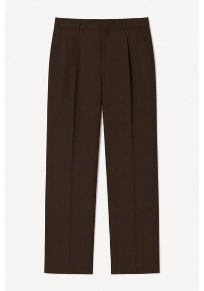 Antioch Relaxed Fit Pileli Erkek Pantolon Koyu Kahve