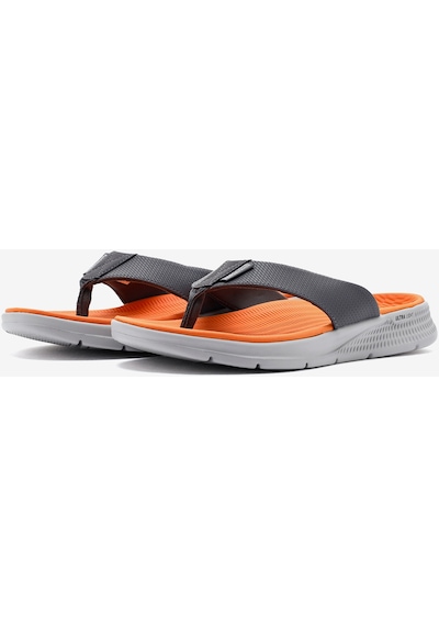 Skechers Skechers Go Consistent Sandal - Synthwave Erkek Gri Parmak Arası Terlik 229035 Gyor Gri