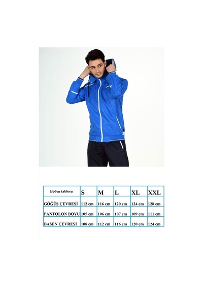 Enrico Ferry Enrıco Ferry Erkek Kapşonlu Marathon Eşofman Takım Edy2421S