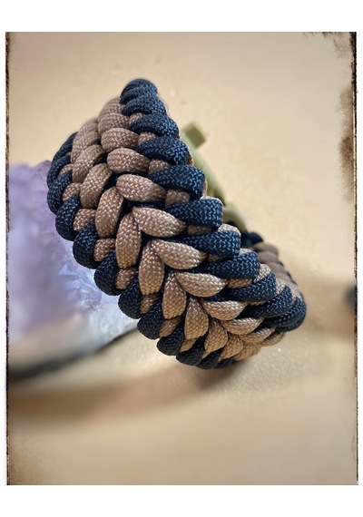 Avcı Model Paracord Bileklik Siyah - Kahverengi