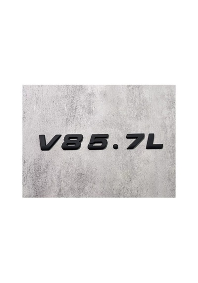 Vtr V8 5.7 L Piano Black Çamurluk Yazısı Mercedes 190