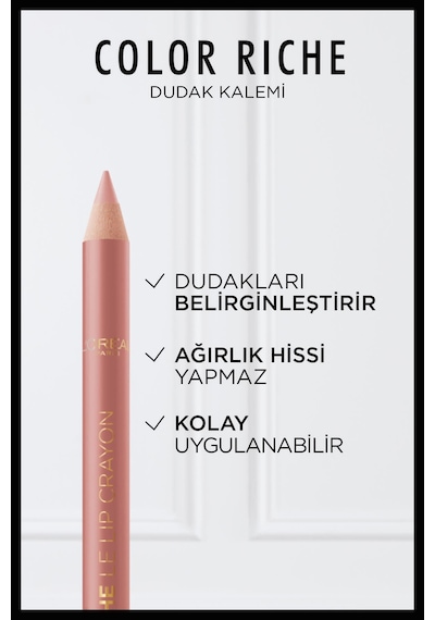 L'oréal Paris Color Riche Dudak Kalemi - 601 Worth It Diğer