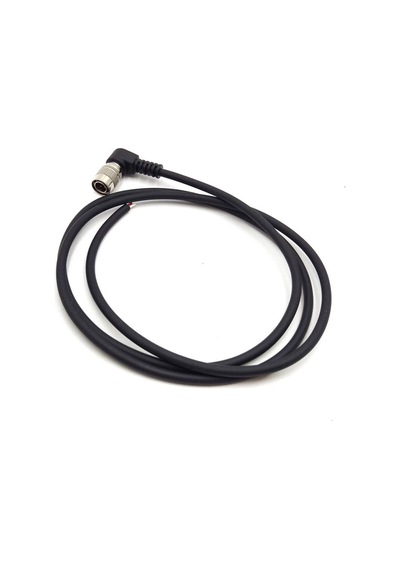 Sound Device 644 633/ Zoom F4 F8 İçin 1m Dik Açılı Hirose 4 Pin Erkek Güç Kablosu