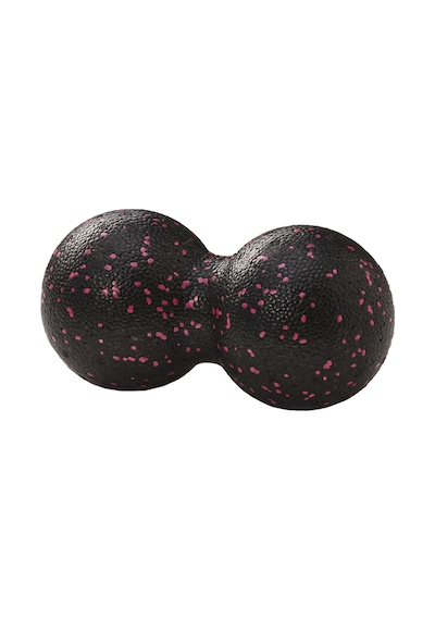 Actifoam Peanut Lacrosse Massage Ball El Ayak Fıstık Masaj Topu Orta Sert-Siyah Sarı