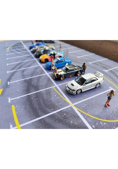 Drift Park Pisti Mouse Pad 90x40 Cm Büyük Boy Kaymaz Tabanlı Masa Matı Gaming & Ofis