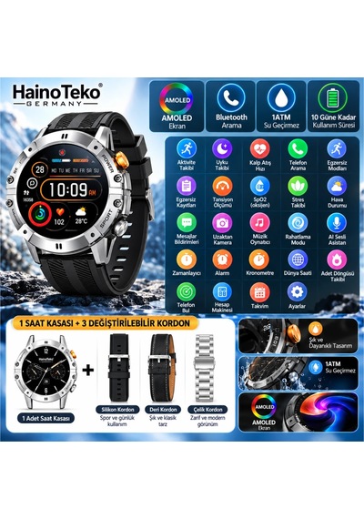 Hainoteko RW-58 Amoled Akıllı Saat (İthalatçı Garantili)