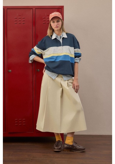 Defacto %100 Pamuk Loose Fıt Polo Yaka Kalın Kumaş Sweatshirt I2482ax26aunv241 Lacivert-nv241 Defacto %100 Pamuk Loose Fıt Polo Yaka Kalın Kumaş Sweatshirt I2482ax26aunv241 Lacivert-nv241