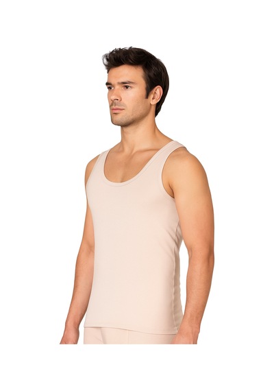 Lirona 16852 Tekli Paket Erkek Premium Kumaş Görünmez Atlet Pamuklu Moda Ten