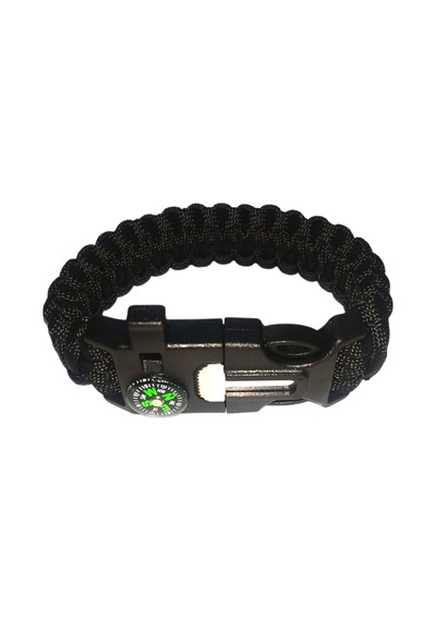 Nikula Siyah Paracord Bileklik