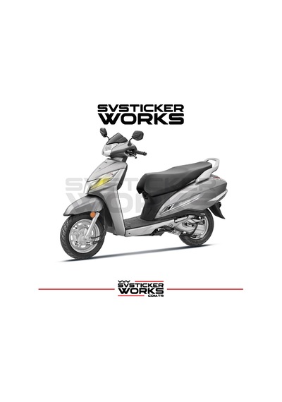Honda Activa S Far Sticker Şeffaf Folyo Sarı
