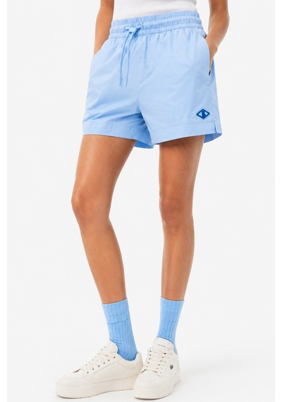 Lacoste X Netflix Women's Monogram Bermuda Shorts Kadın Monogram Hafif Kumaş Bermuda Şort Açık Mavi Lacoste X Netflix Women's Monogram Bermuda Shorts Kadın Monogram Hafif Kumaş Bermuda Şort Açık Mavi
