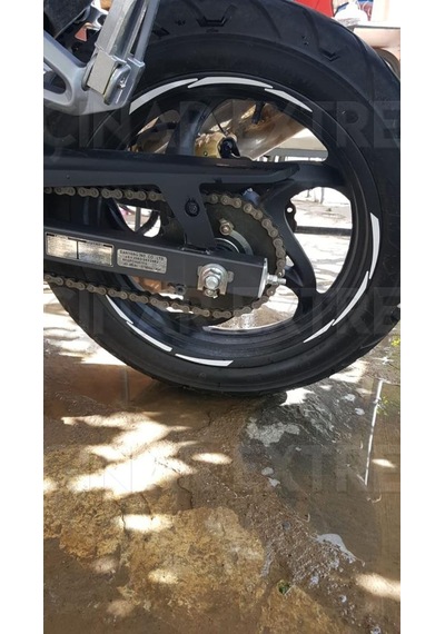 3 Parçalı Reflektif Beyaz Jant Şeridi Çınar Extreme