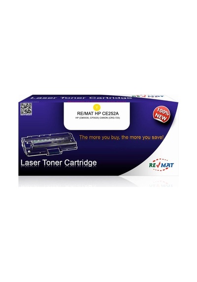 Remat Hp Ce252A (504A) - 7000 Syf Sarı Uyumlu Toner